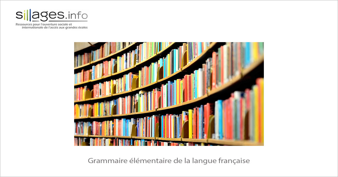Grammaire élémentaire de la langue française