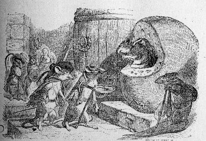 Le Rat qui s'est retir&eacute; du monde, par J.J. Granville (1838-1840)