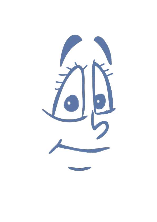 Illustration : mascotte avec expression neutre